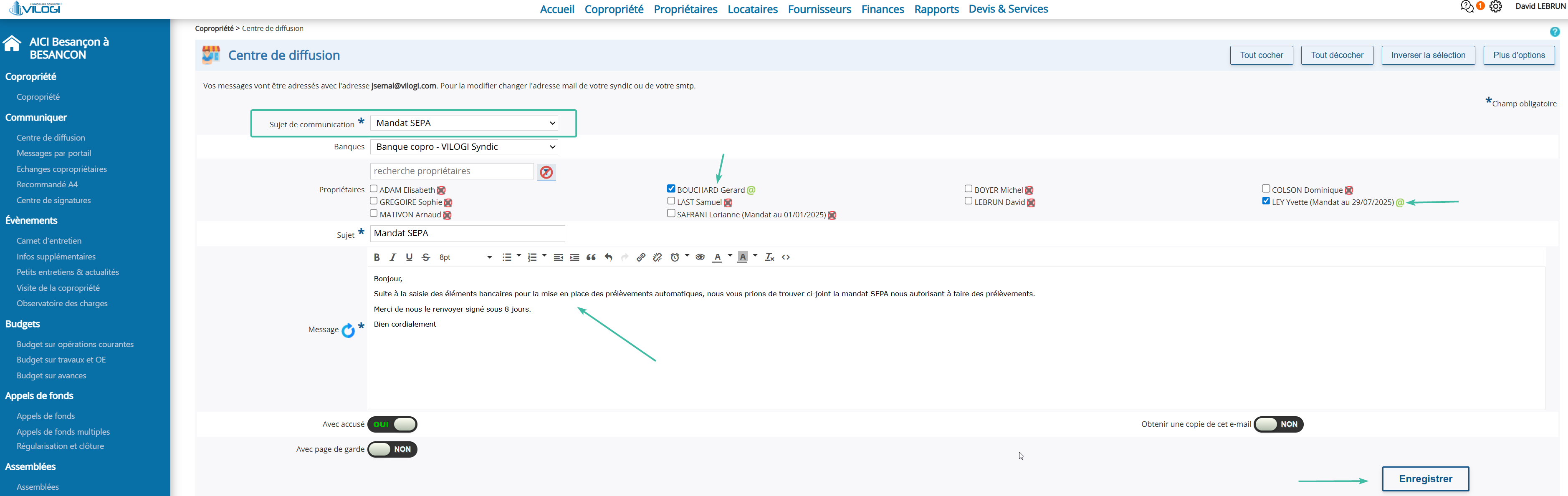 Transmission du mandat pour signature Tutoriel logiciel immobilier pour syndics et administrateurs de biens
